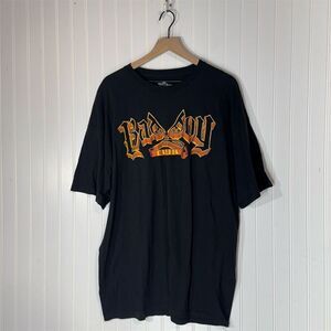Vintage Bad Boy Club T-Shirt 2XL Black Muscle Logo Tee Y2K Streetwear MMA Gym